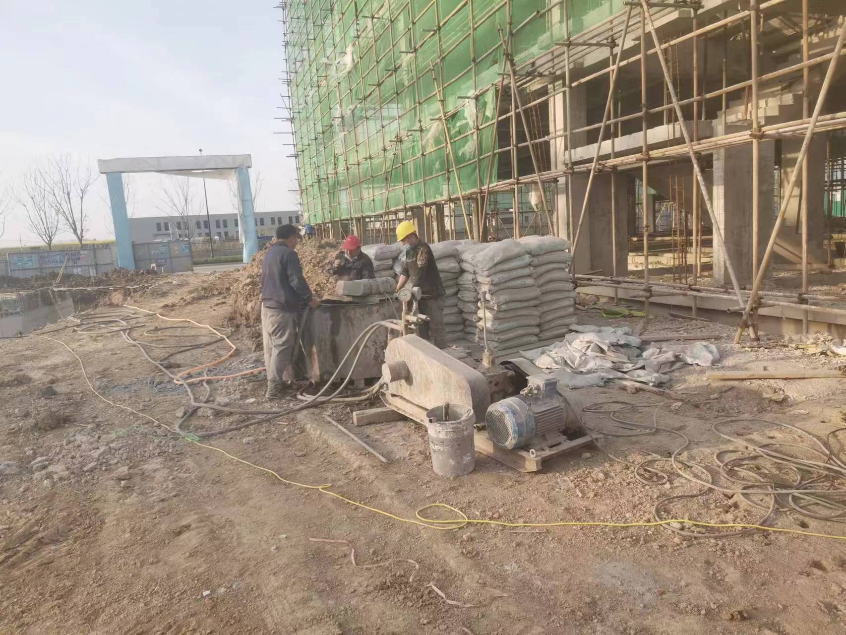 邵阳别墅下沉注浆